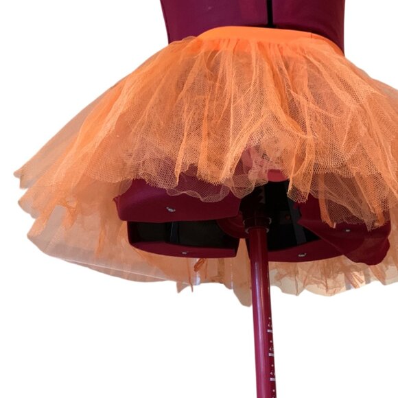 SMIFFY - Vibrant Orange Tulle Skirt - Tutu - OZ - Picture 4 of 9